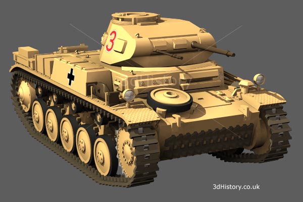 Panzer II Light Tank Panzer II German World War Two Light Tank